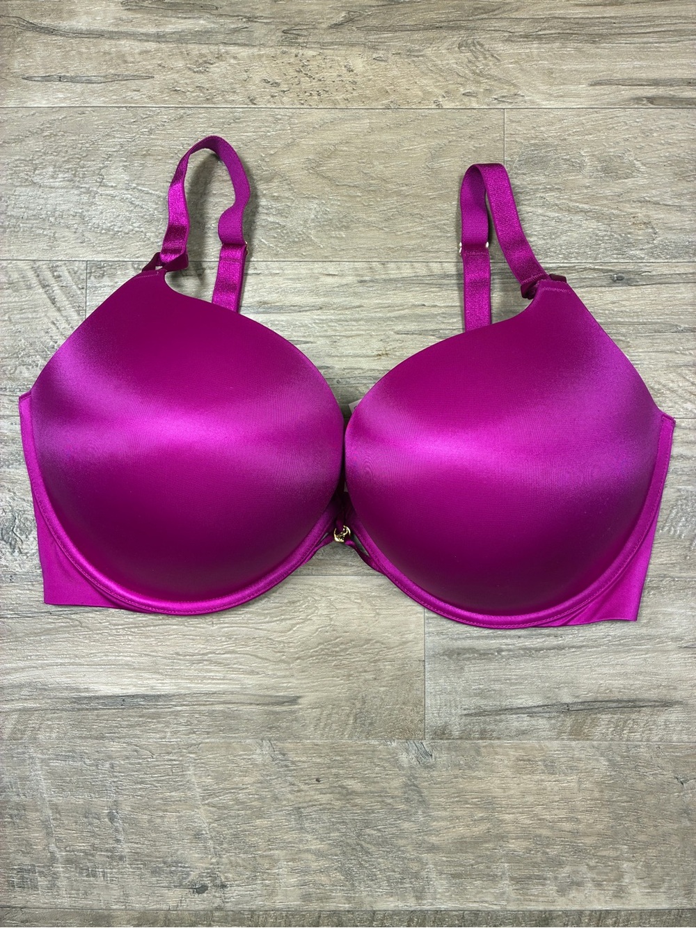 Victoria Secret Satin Bombshell Plunge Add 2 Cups Push Up Bra